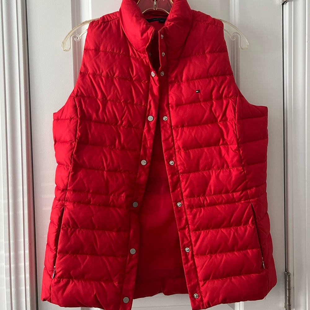 Red Tommy Hilfiger Vest